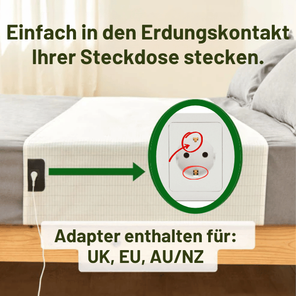 GroundCalm® Erdungs-Bettlaken